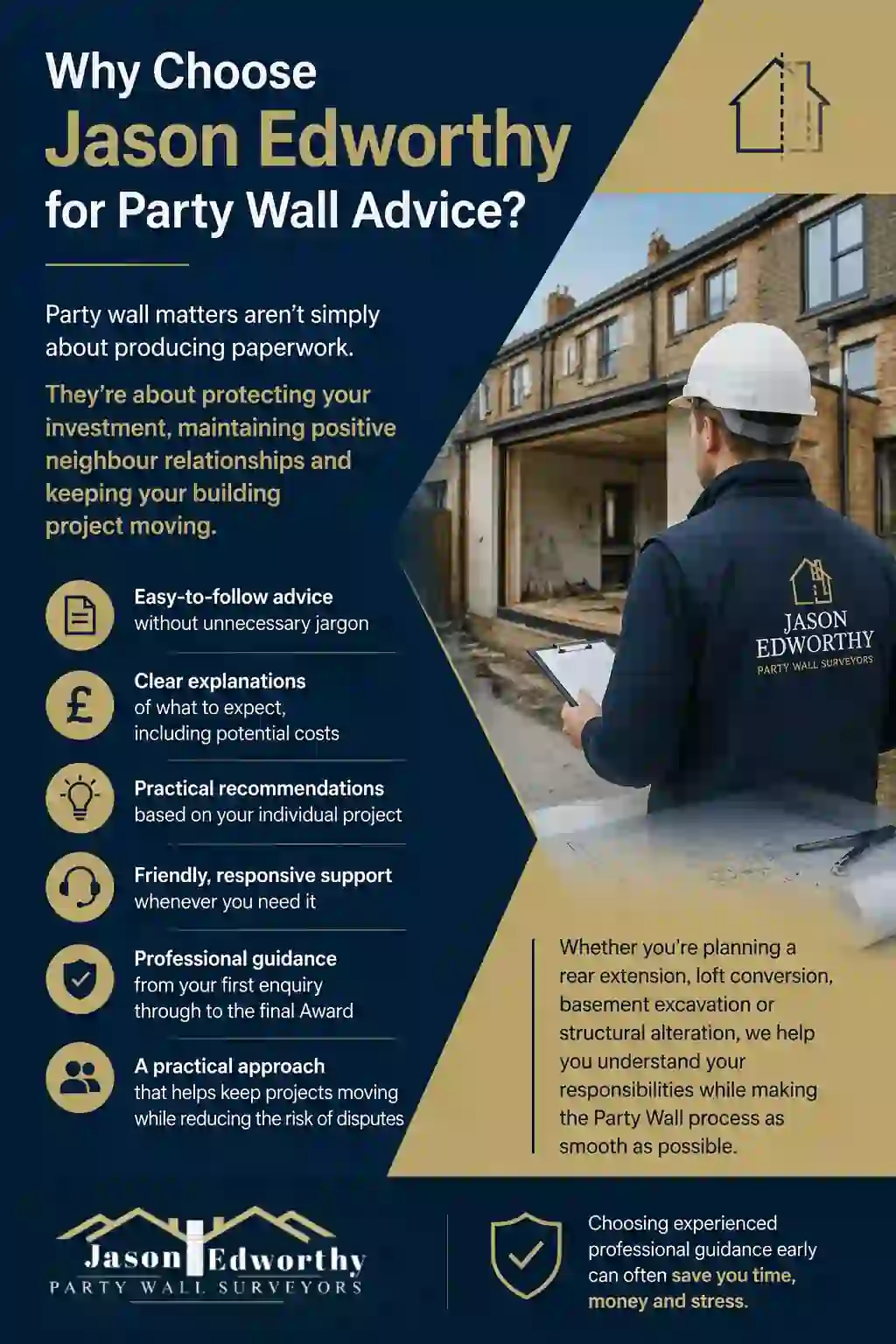 Why Choose Jason Edworthy for Party Wall Advice Newmarket?